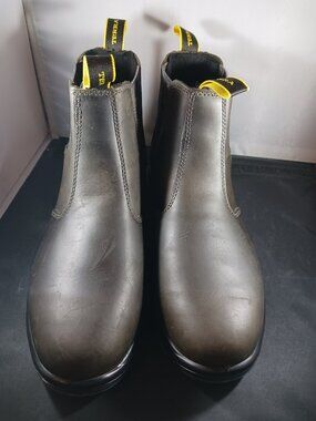 Terra Men's 6" Murphy Soft Toe Slip-on Industrial Boot Grey Size 9.5M
